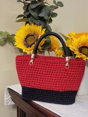 Handcrafted Crochet Handbag - NWT